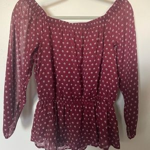 Small Abercrombie Off the Shoulder Top